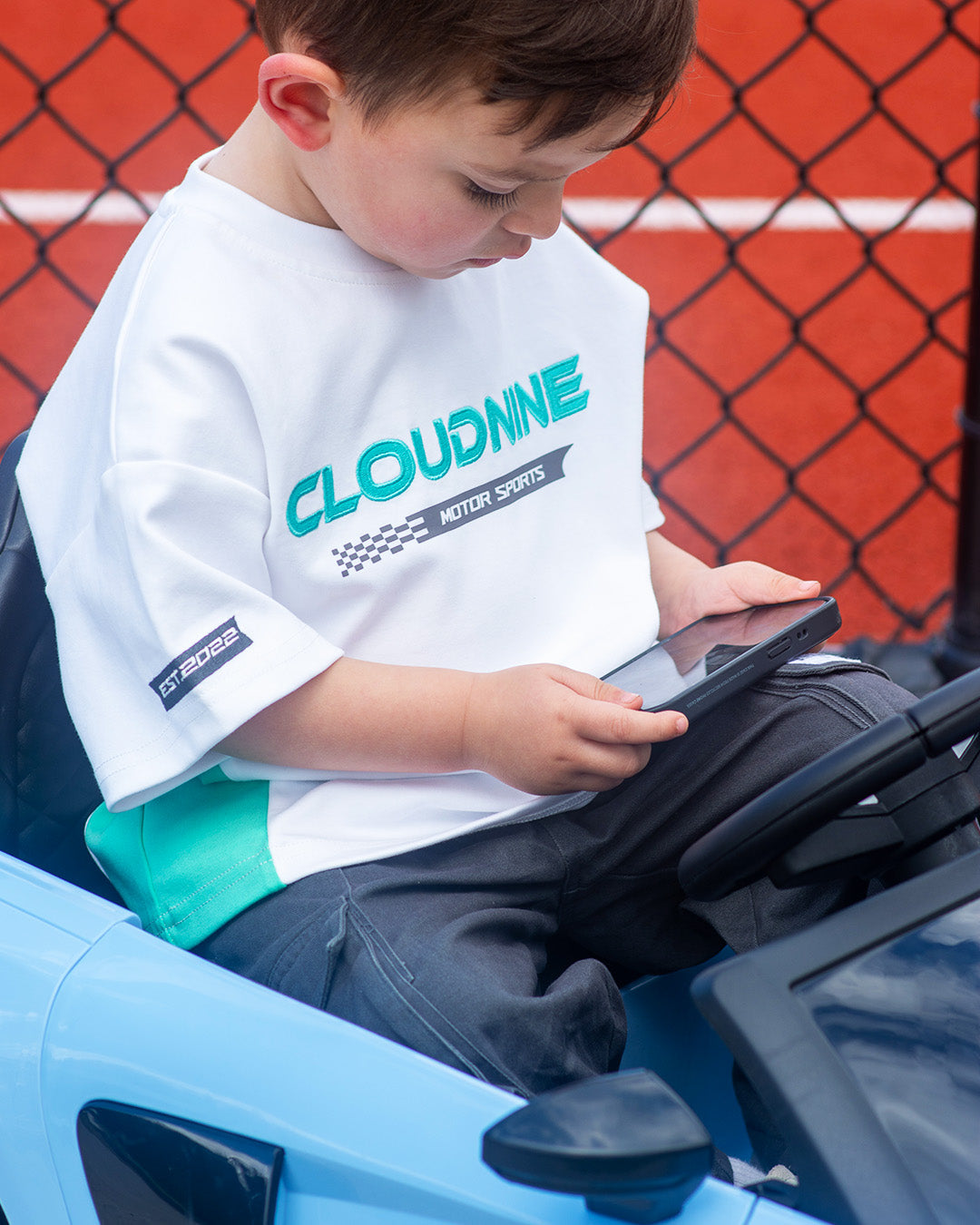 Trackside Tee - Teal
